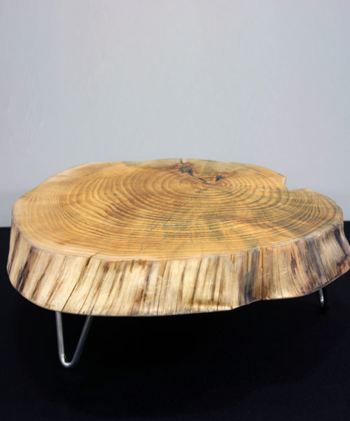 Cake Stand, Rustic Wood